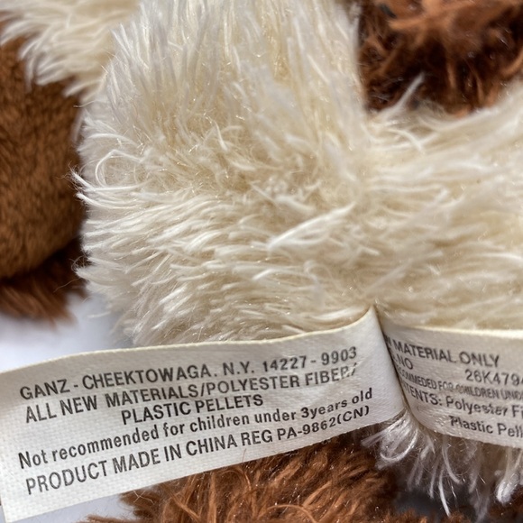 Ganz Siamese Cat Big Pop Eyes H6774 Brown Cream Plush Stuffed Animal Toy 11 inch - Picture 7 of 10